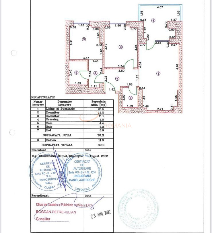 Apartament, 3 camere Bucuresti/Pipera