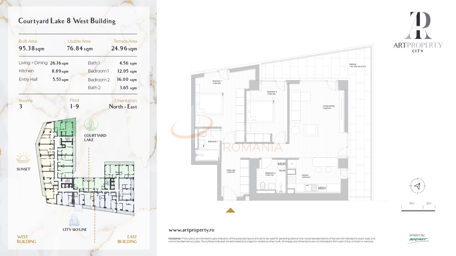 Apartament, 3 camere Bucuresti/Straulesti