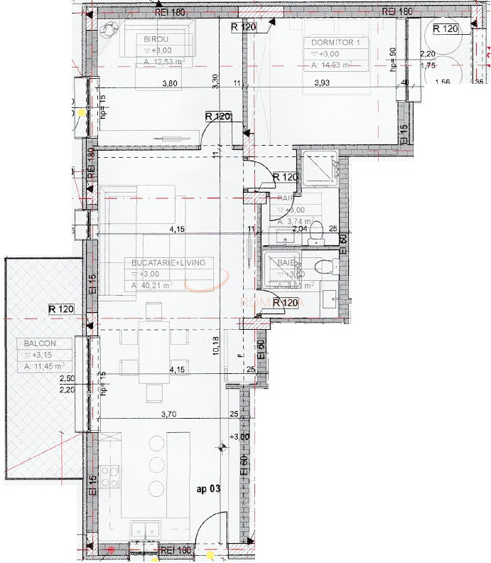 Apartament, 3 camere Bucuresti/Aviatiei