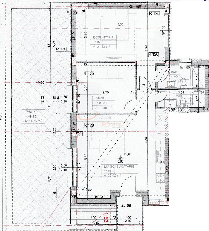 Apartament, 3 camere Bucuresti/Aviatiei