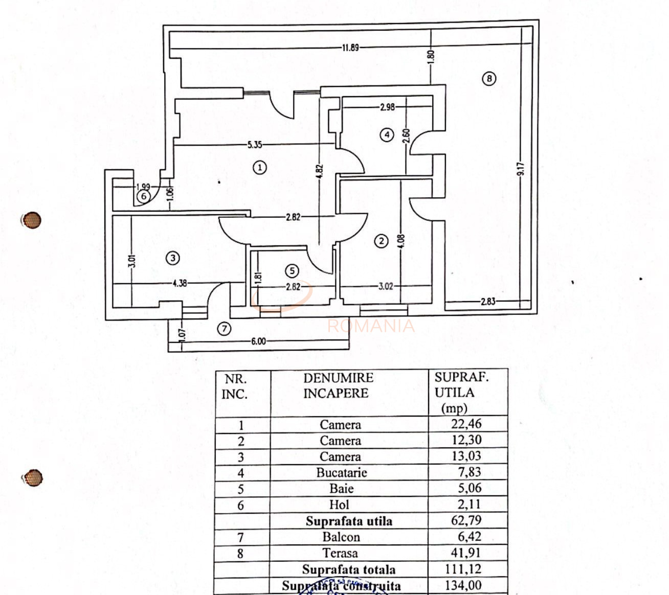 Apartament, 3 camere Bucuresti/Tei