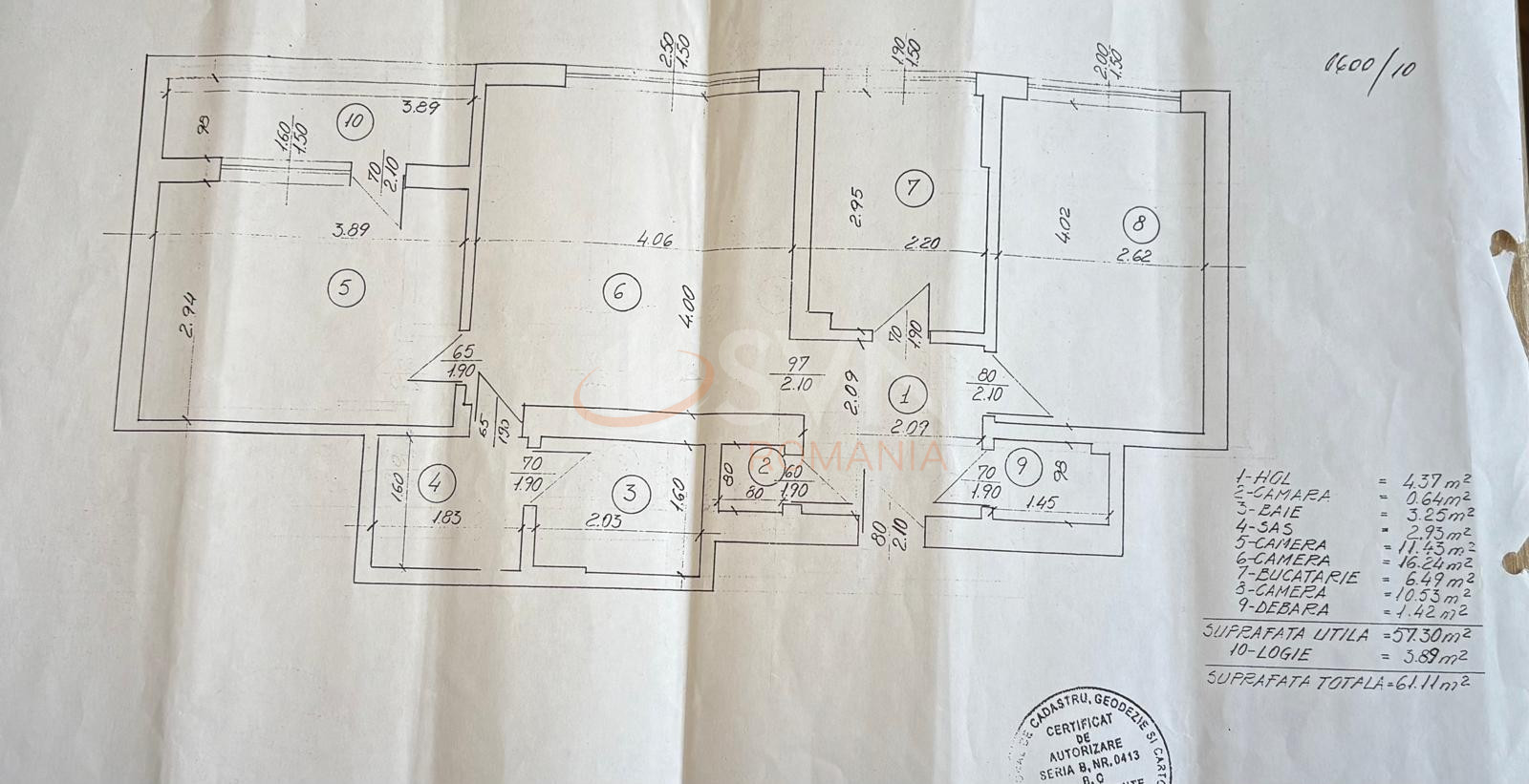 Apartament, 3 camere Bucuresti/Grivita
