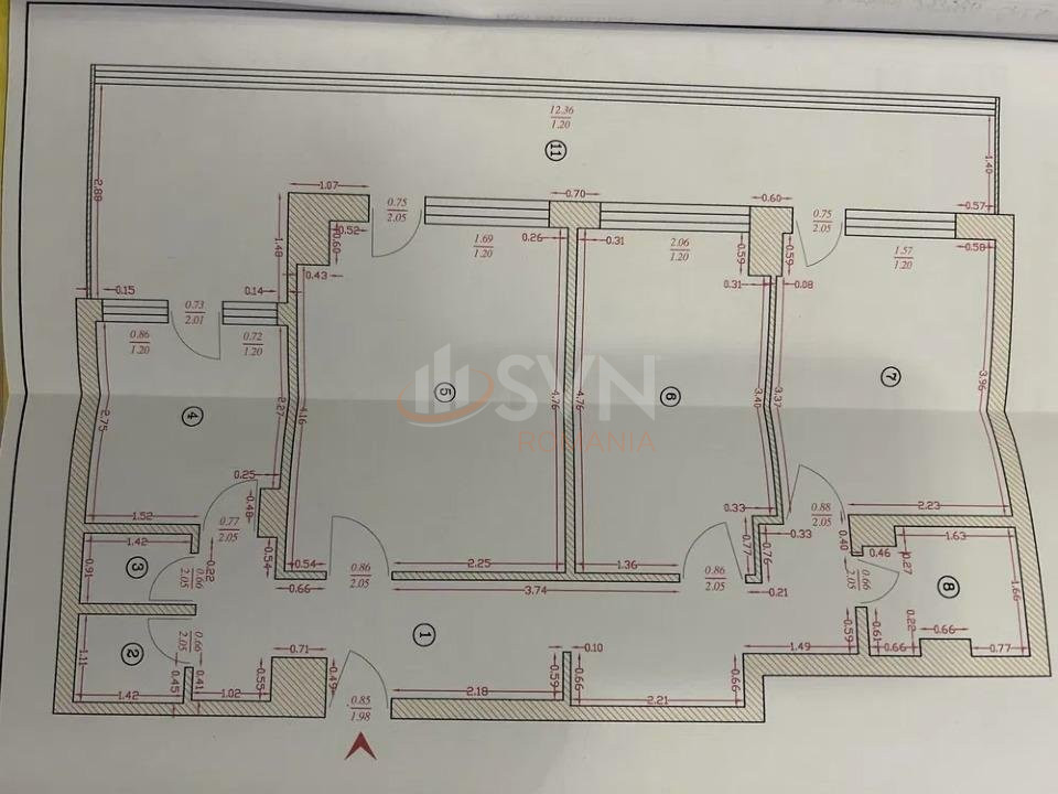 Apartament, 3 camere Bucuresti/1 Mai