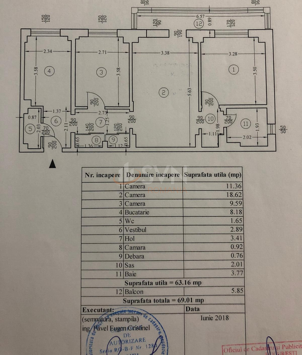 Apartament, 3 camere Bucuresti/Banu Manta