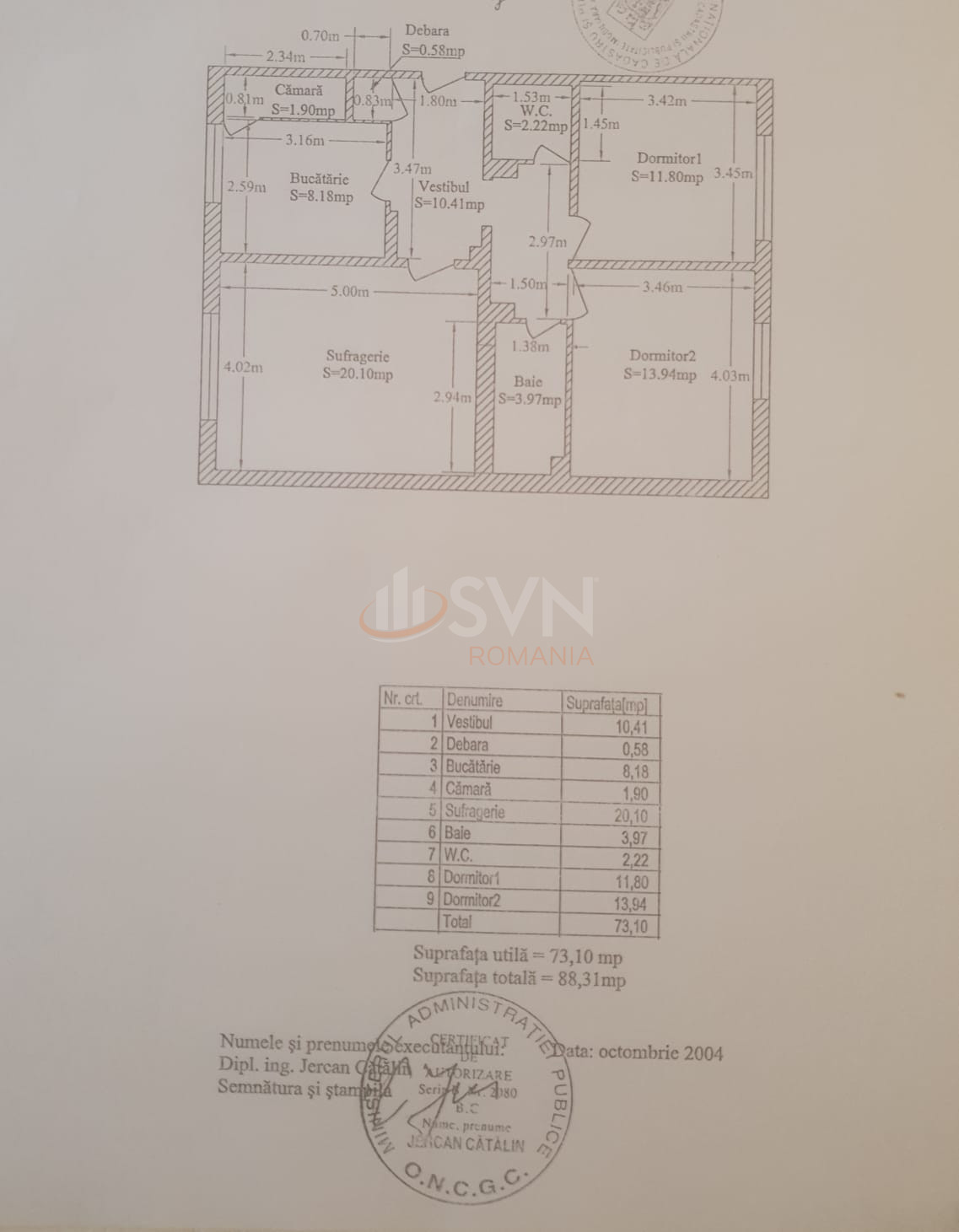 Apartament, 3 camere Bucuresti/13 Septembrie