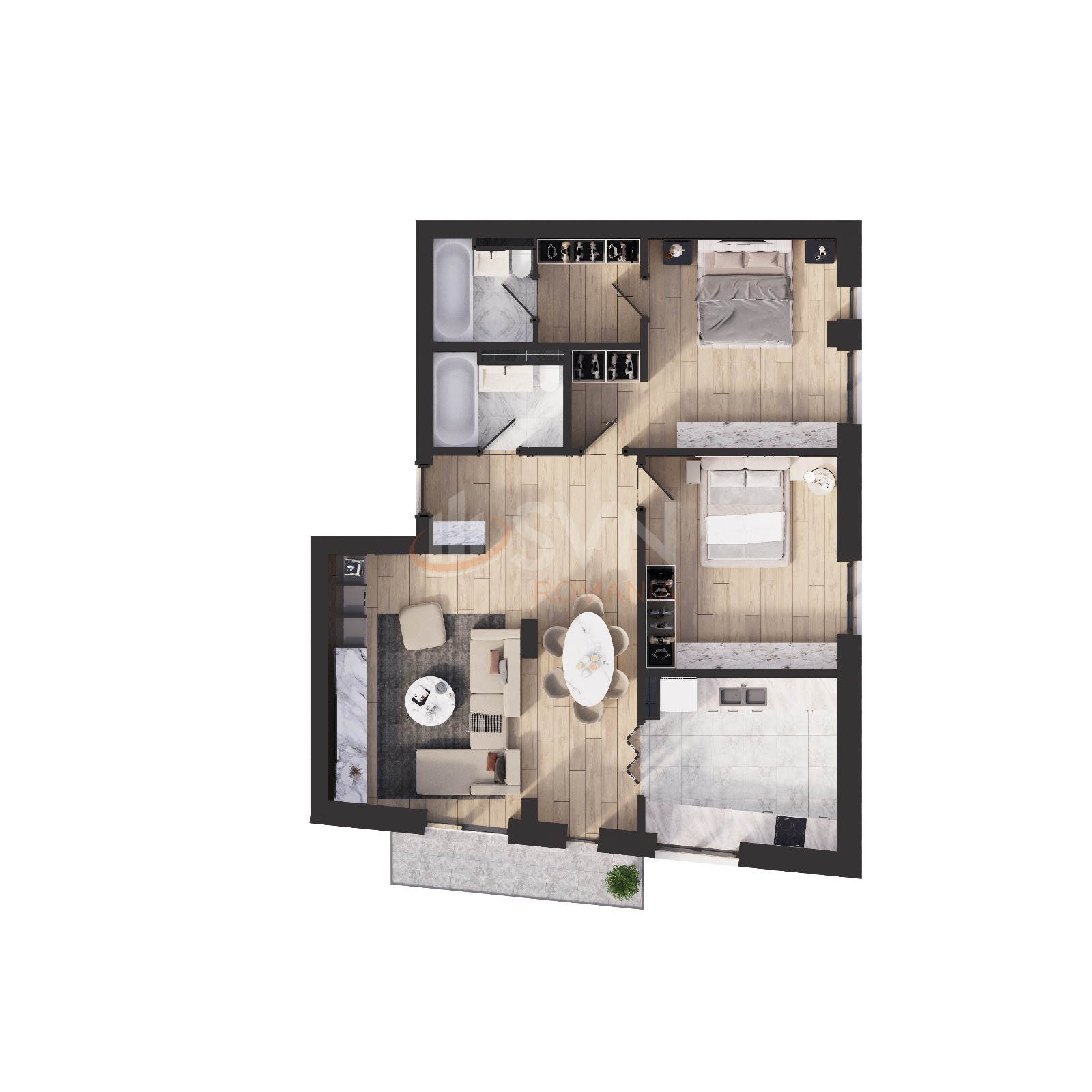 Apartament, 3 camere Bucuresti/Pipera