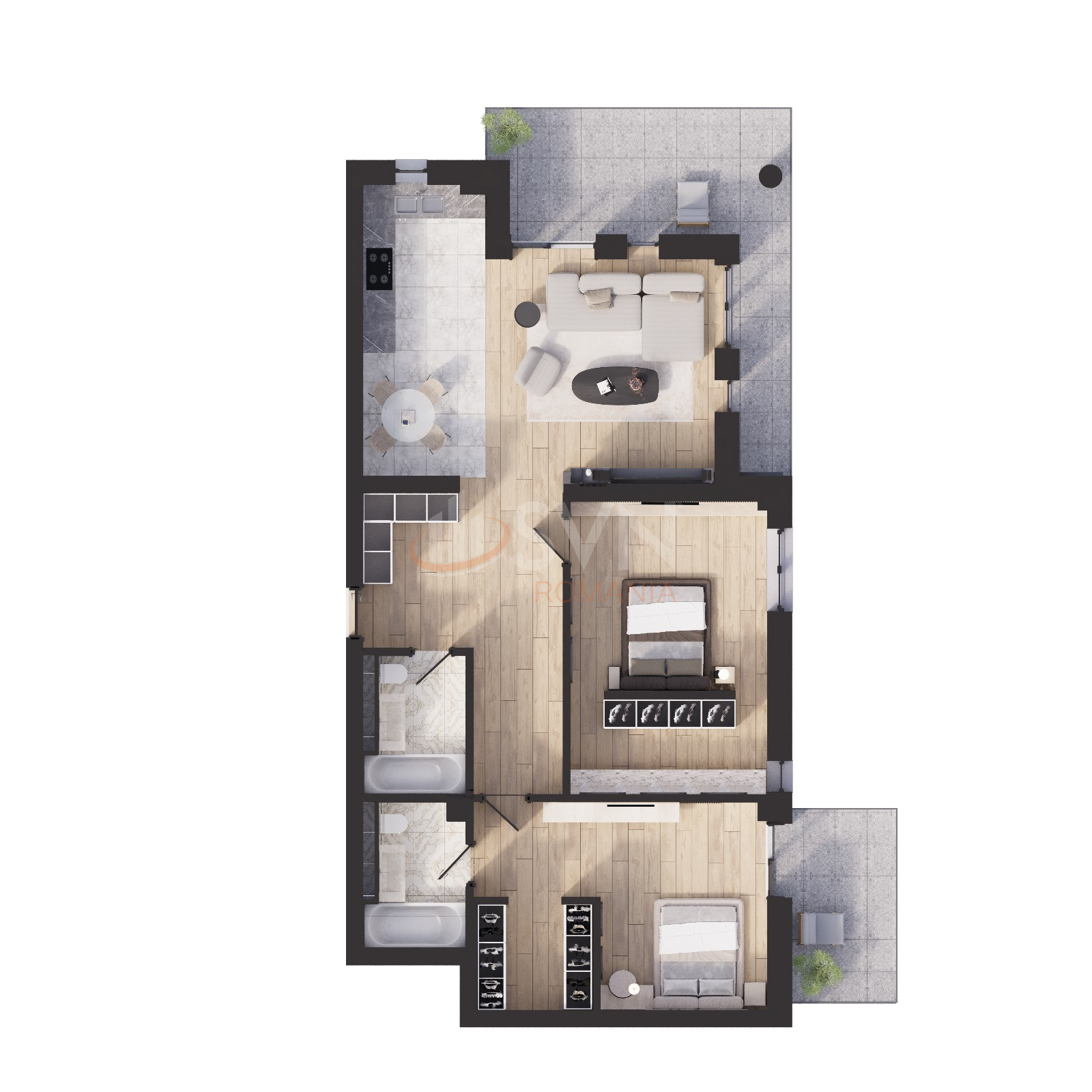 Apartament, 3 camere Bucuresti/Pipera