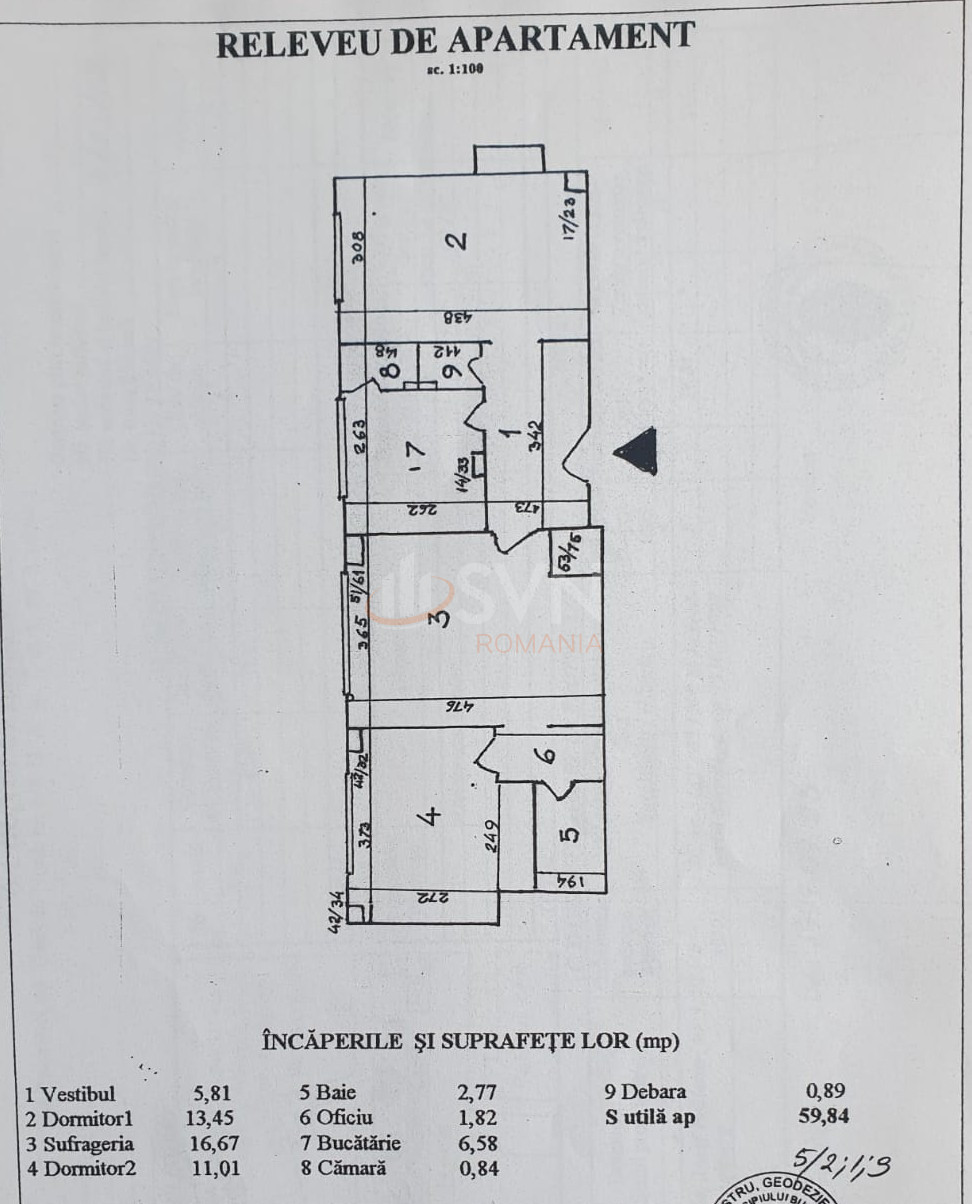 Apartament, 3 camere Bucuresti/Gara De Nord