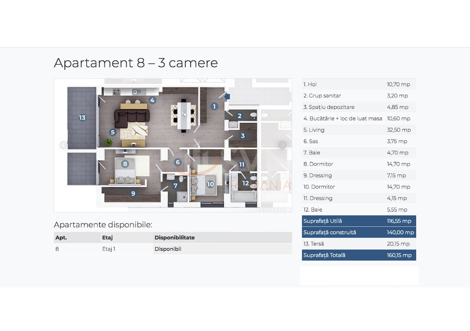 Apartament, 3 camere Bucuresti/Floreasca