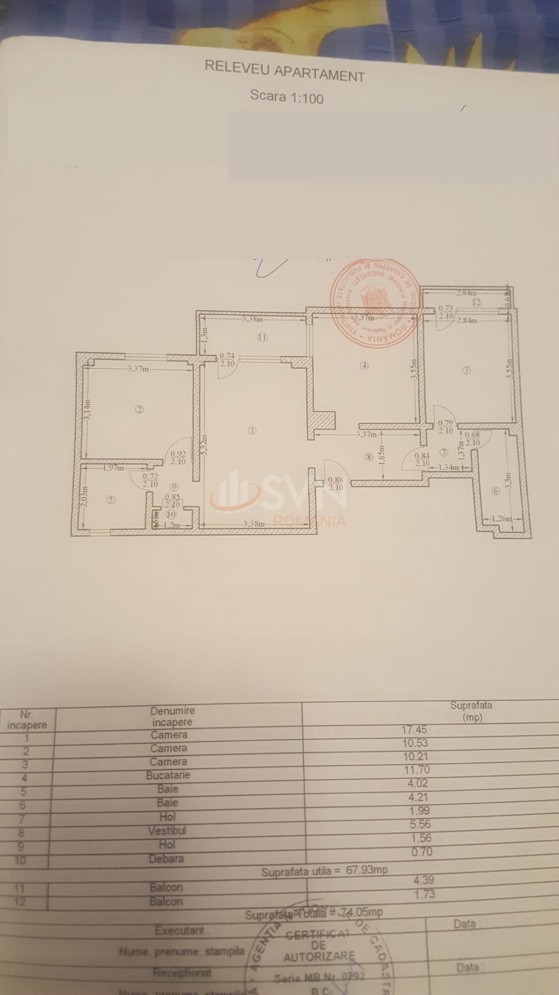 Apartament, 3 camere Bucuresti/Banu Manta