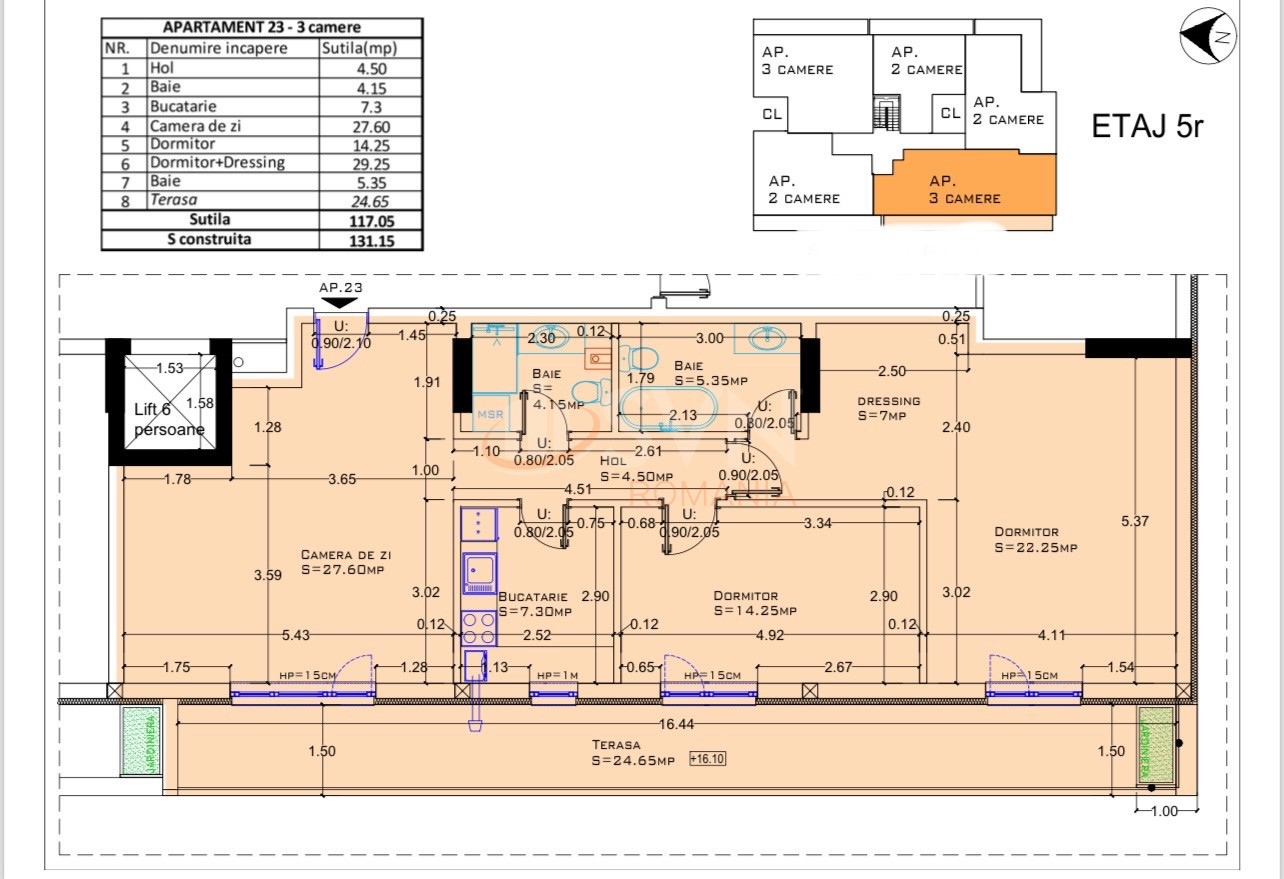 Apartament, 4 camere Bucuresti/Aviatiei