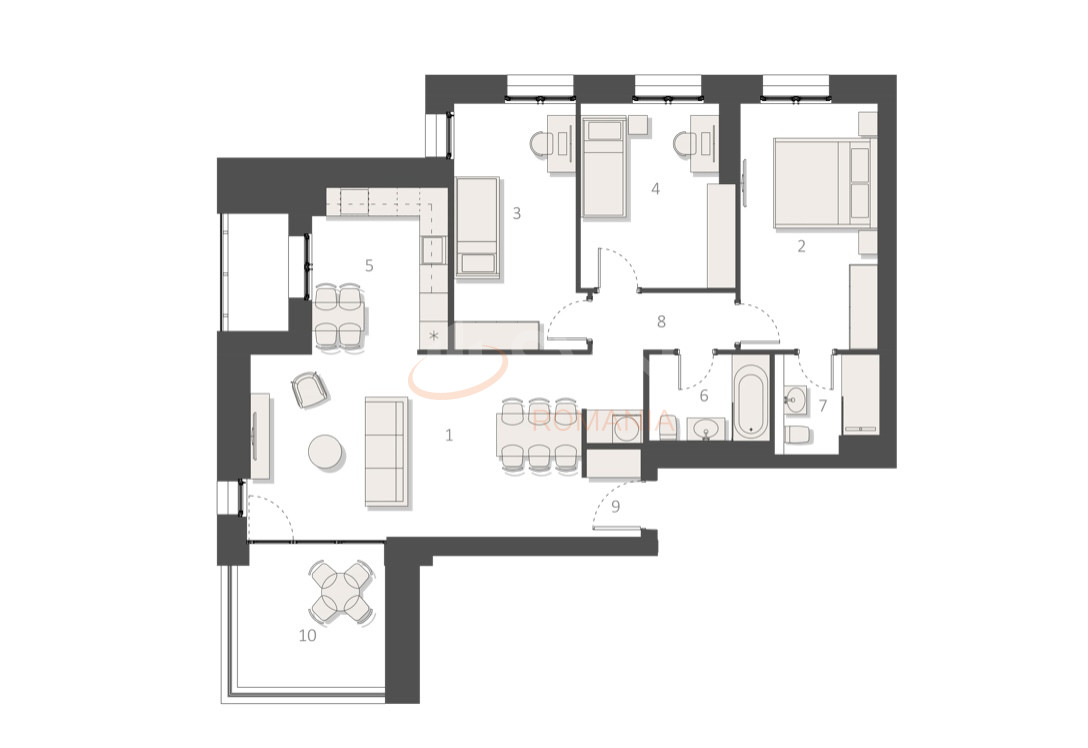 Apartament, 4 camere Bucuresti/Pipera