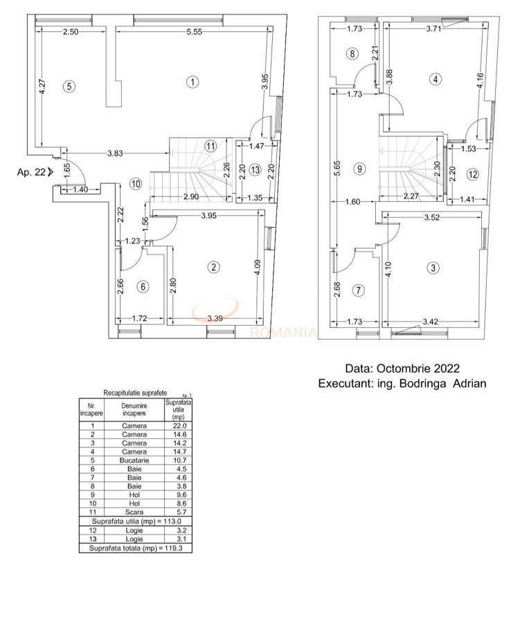 Apartament, 4 camere Bucuresti/Herastrau