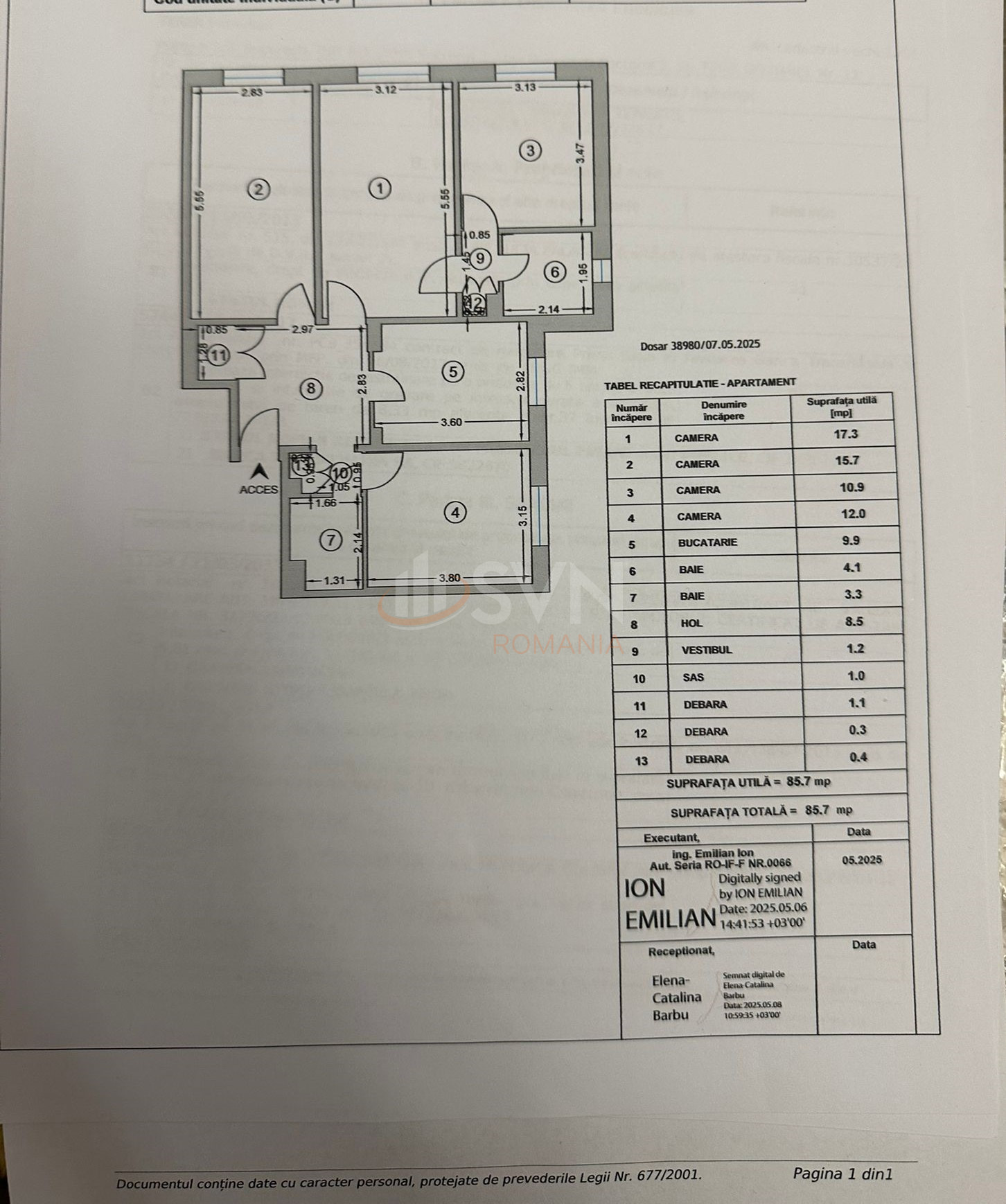 Apartament, 4 camere Bucuresti/Lacul Tei