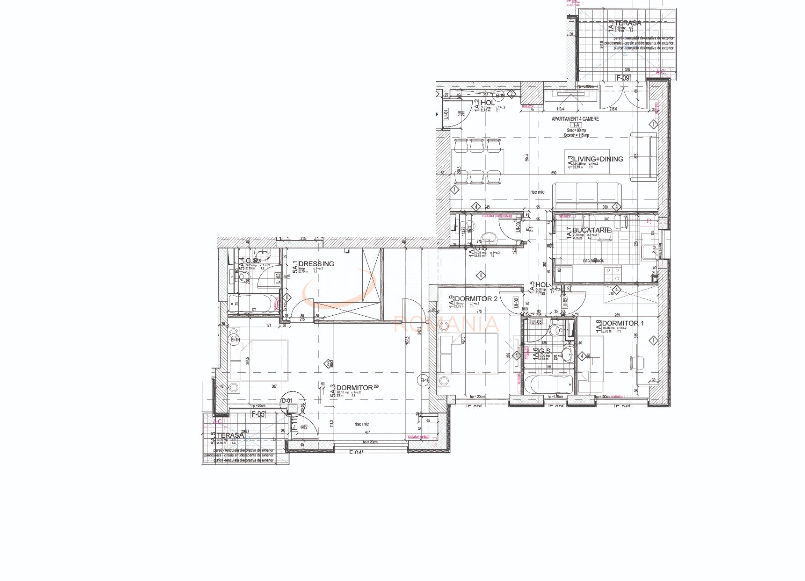Apartament, 4 camere Bucuresti/Floreasca