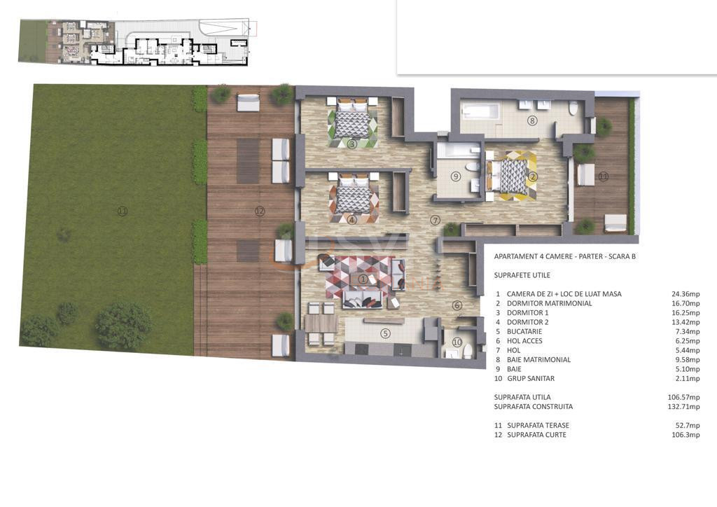Apartament, 4 camere Bucuresti/Eminescu