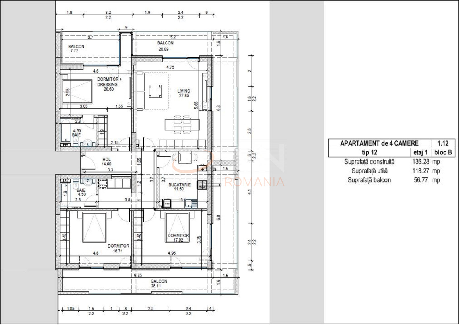 Apartament, 4 camere Ilfov/Voluntari