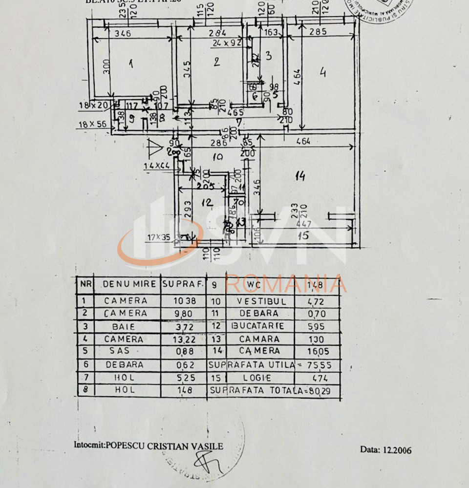 Apartament, 4 camere Bucuresti/Titan