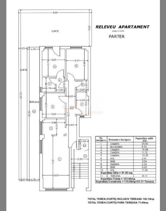 Apartament, 4 camere Bucuresti/1 Mai