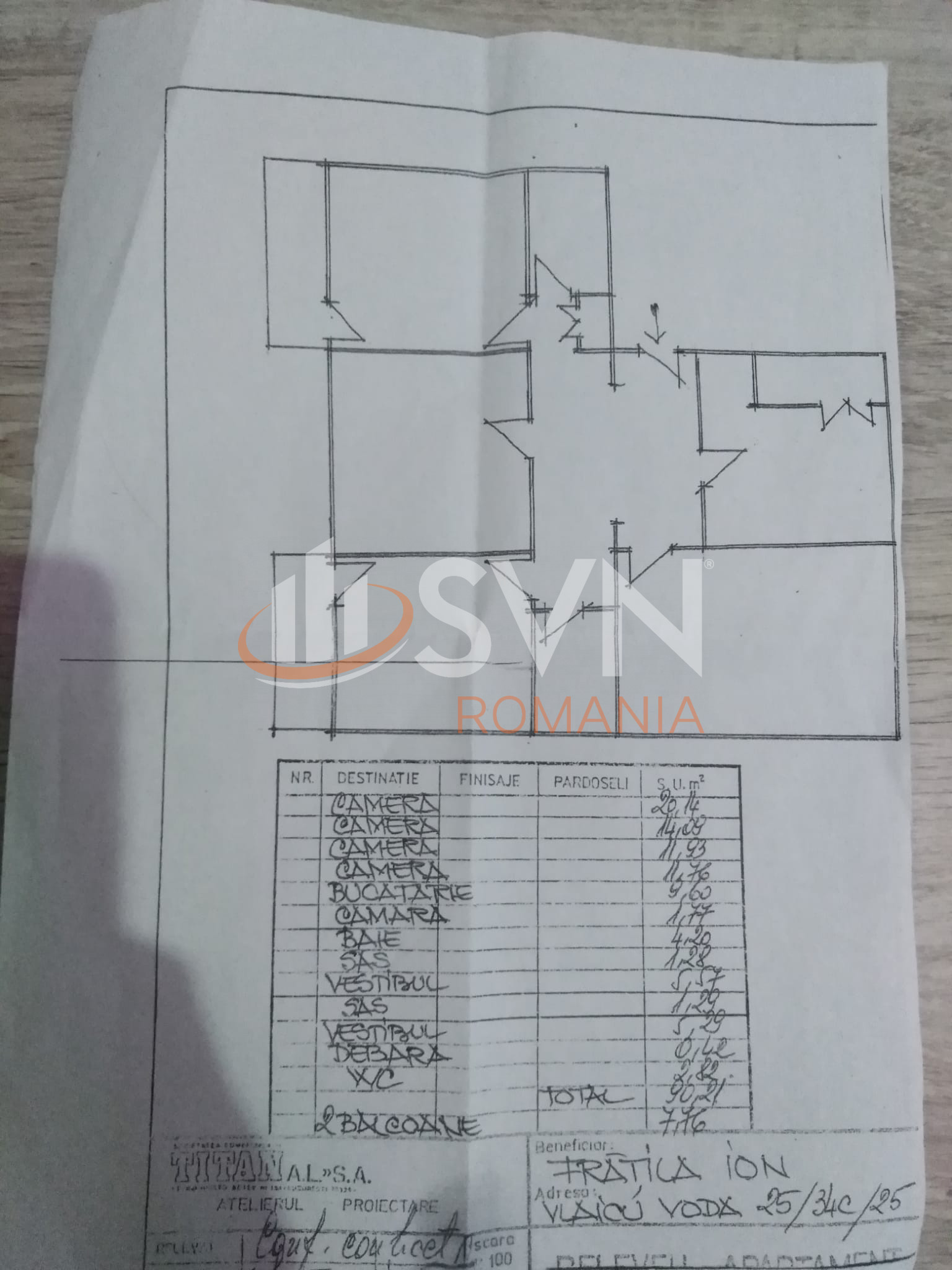 Apartament, 4 camere Bucuresti/Nerva Traian