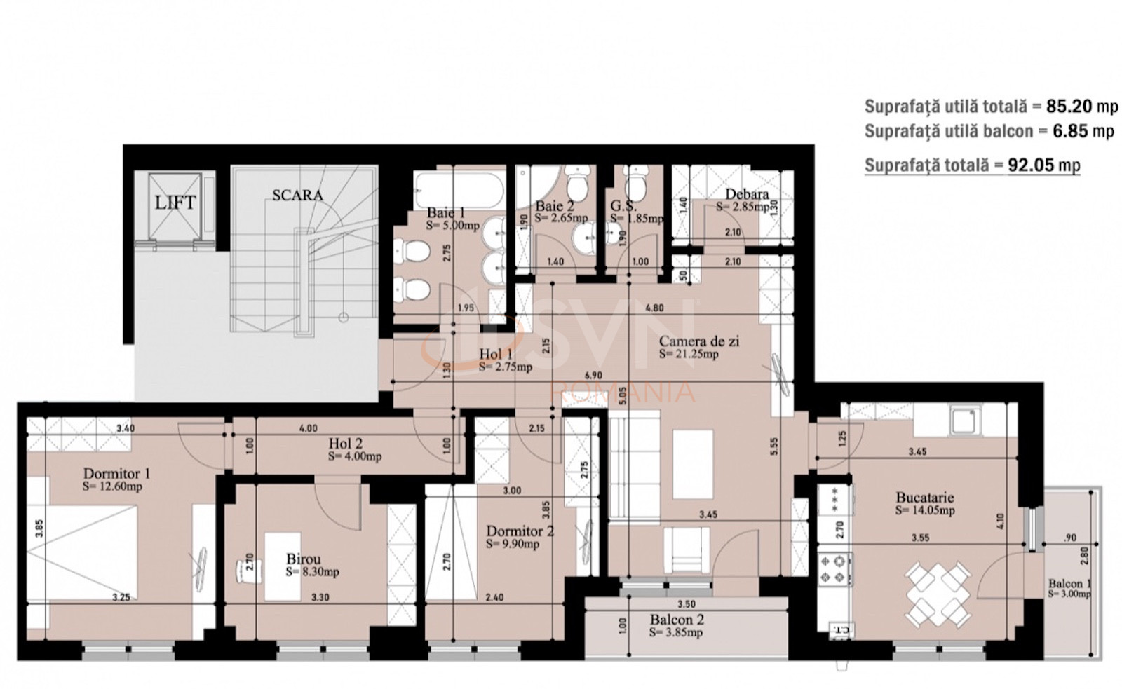 Apartament, 4 camere Bucuresti/Sisesti