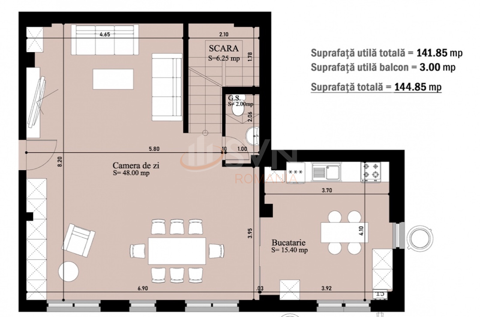 Apartament, 4 camere Bucuresti/Sisesti