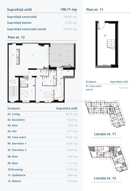 Apartament, 4 camere Bucuresti/Aviatiei
