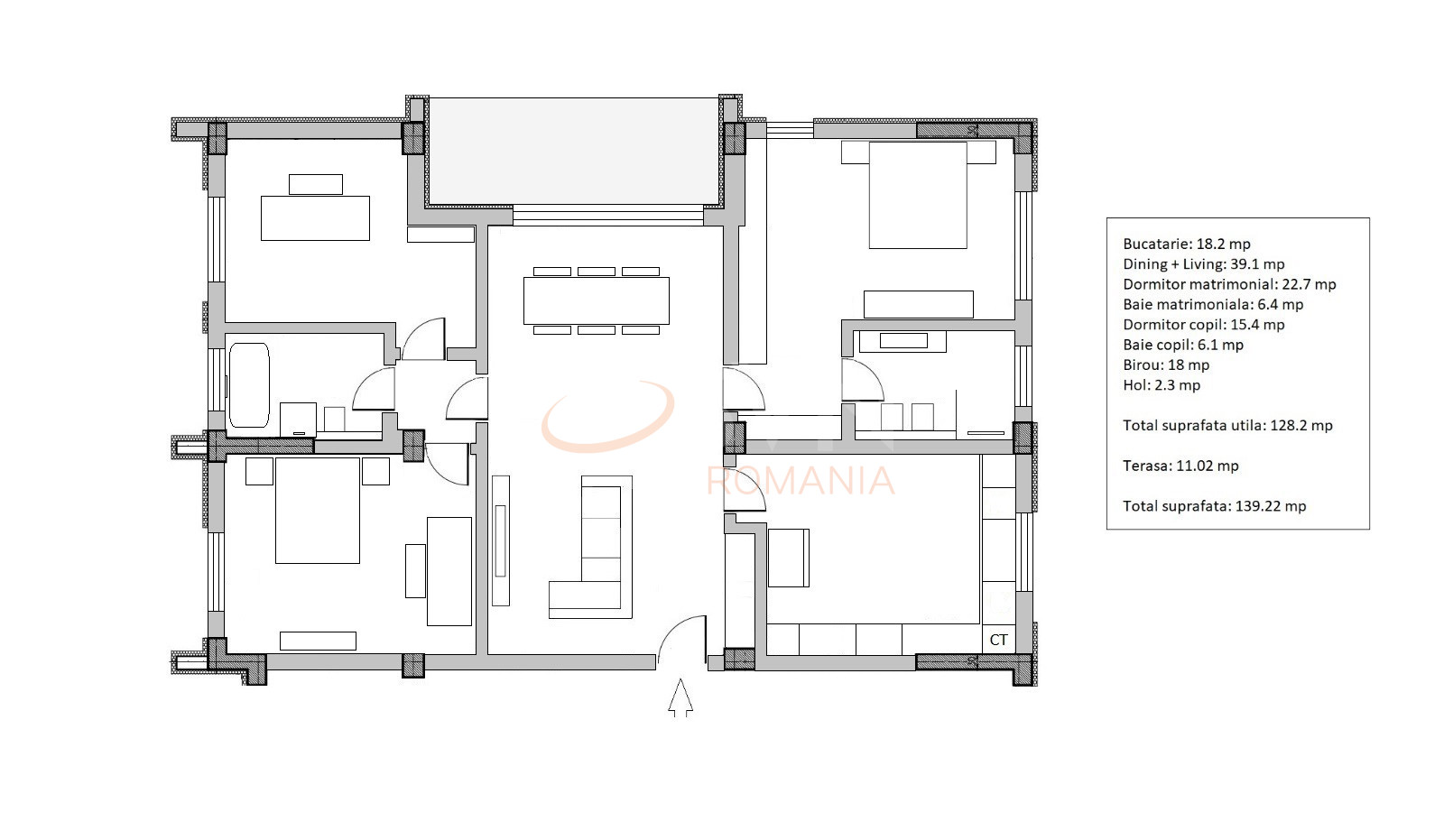 Apartament, 4 camere Bucuresti/Baneasa