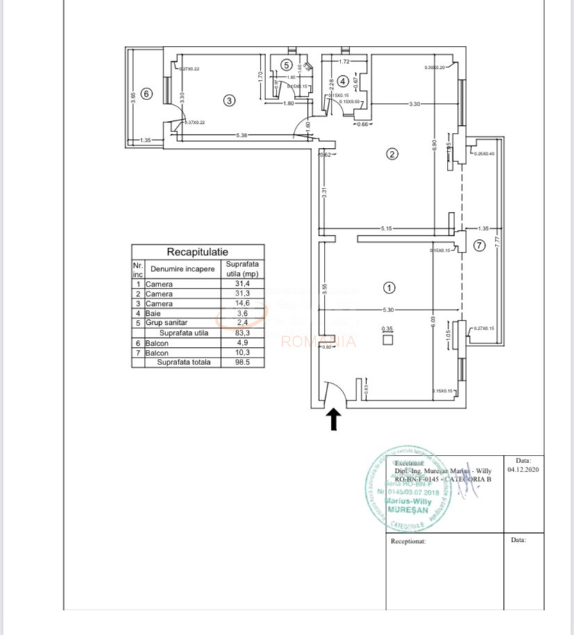 Apartament, 4 camere Bucuresti/Iancului