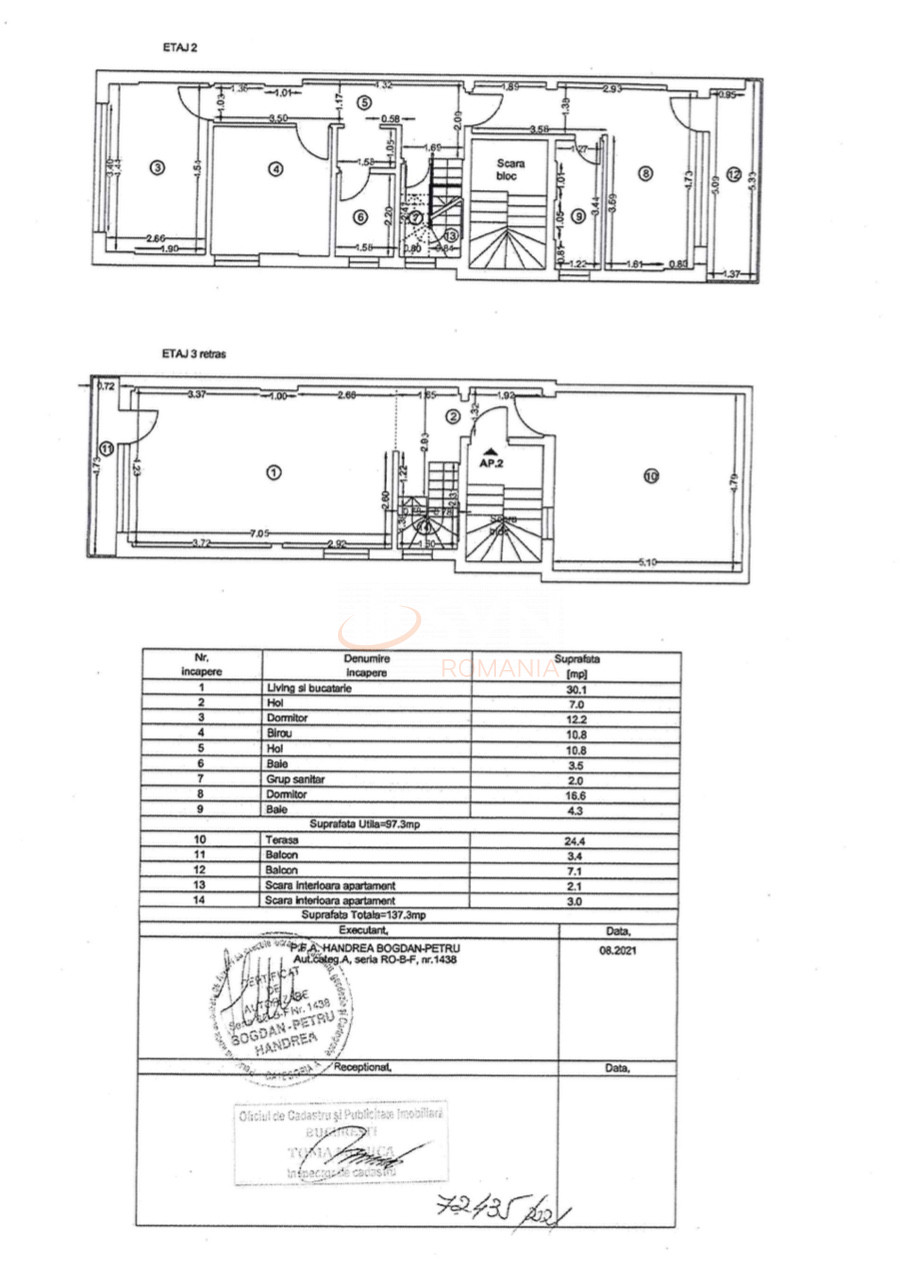 Apartament, 4 camere Bucuresti/Vatra Luminoasa
