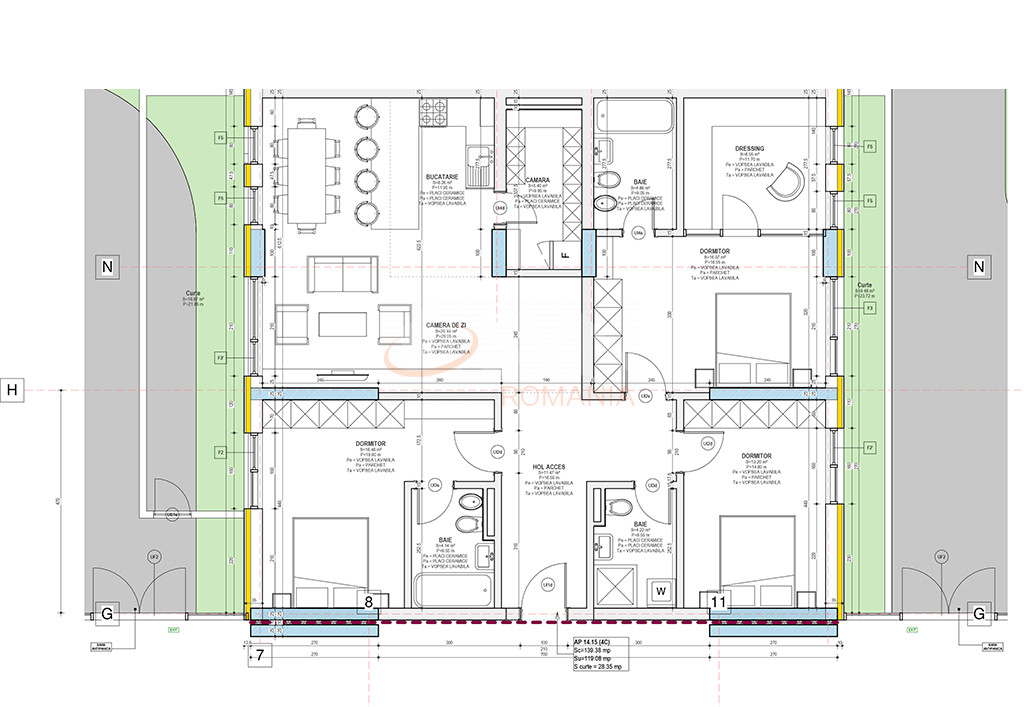 Apartament, 4 camere Bucuresti/Unirii (s3)