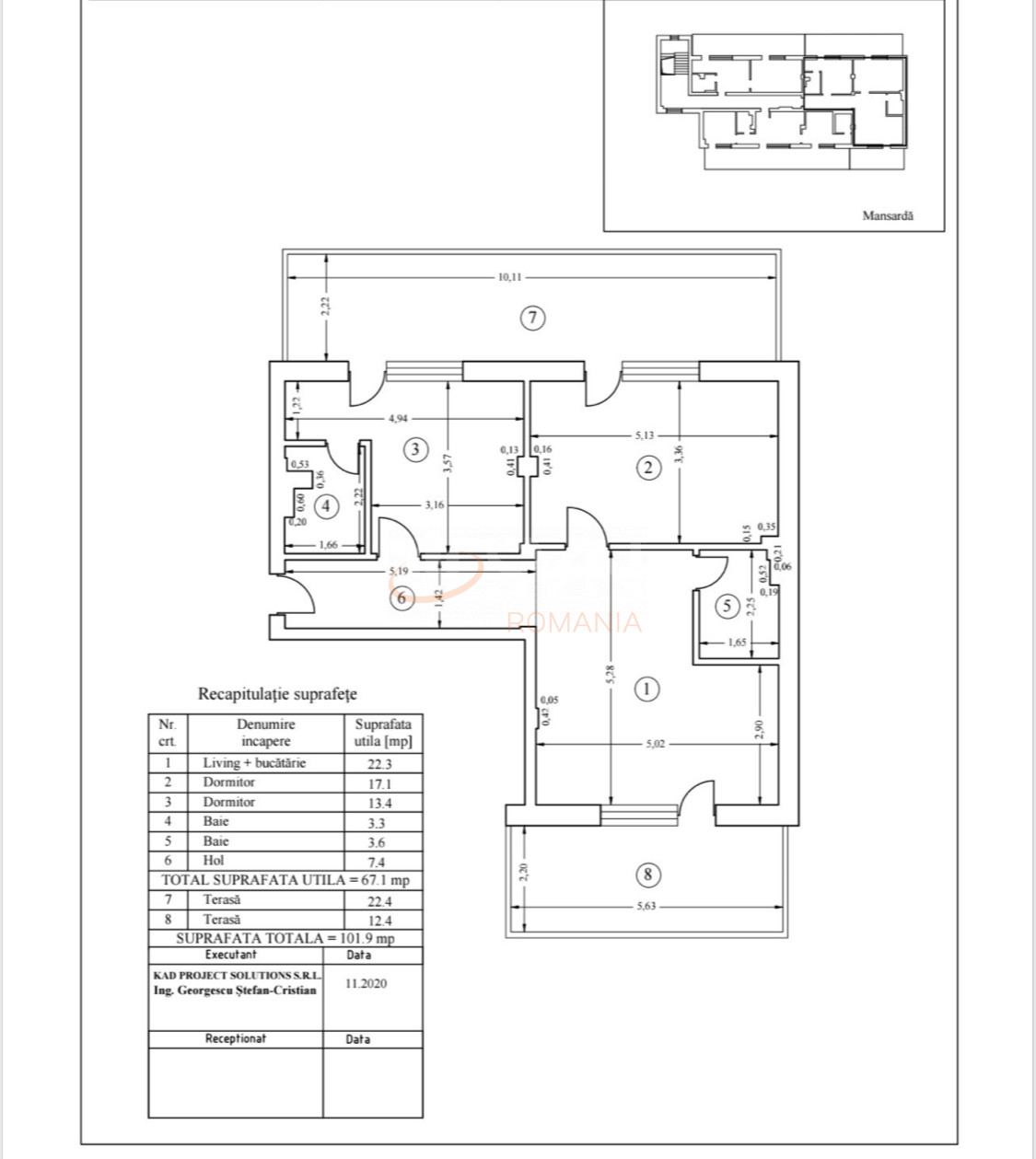 Apartament, 4 camere Bucuresti/Baneasa