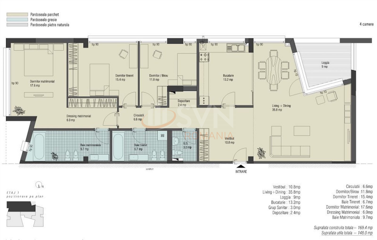 Apartament, 4 camere Bucuresti/Pipera