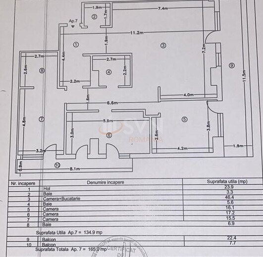 Apartament, 4 camere Constanta/Nord