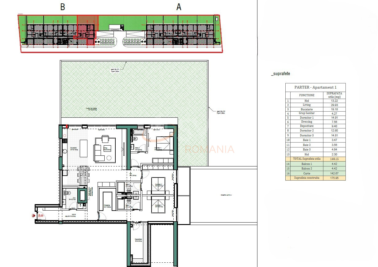 Apartament, 4 camere Bucuresti/Pipera