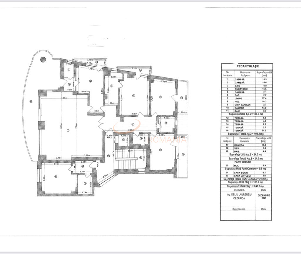 Apartament, 4 camere Bucuresti/Herastrau