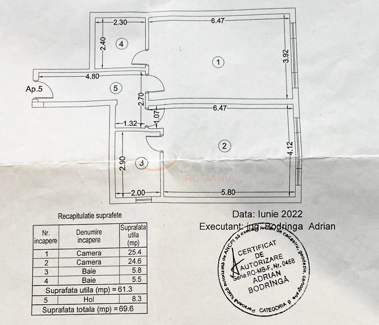 Apartament, 4 camere Bucuresti/Crangasi