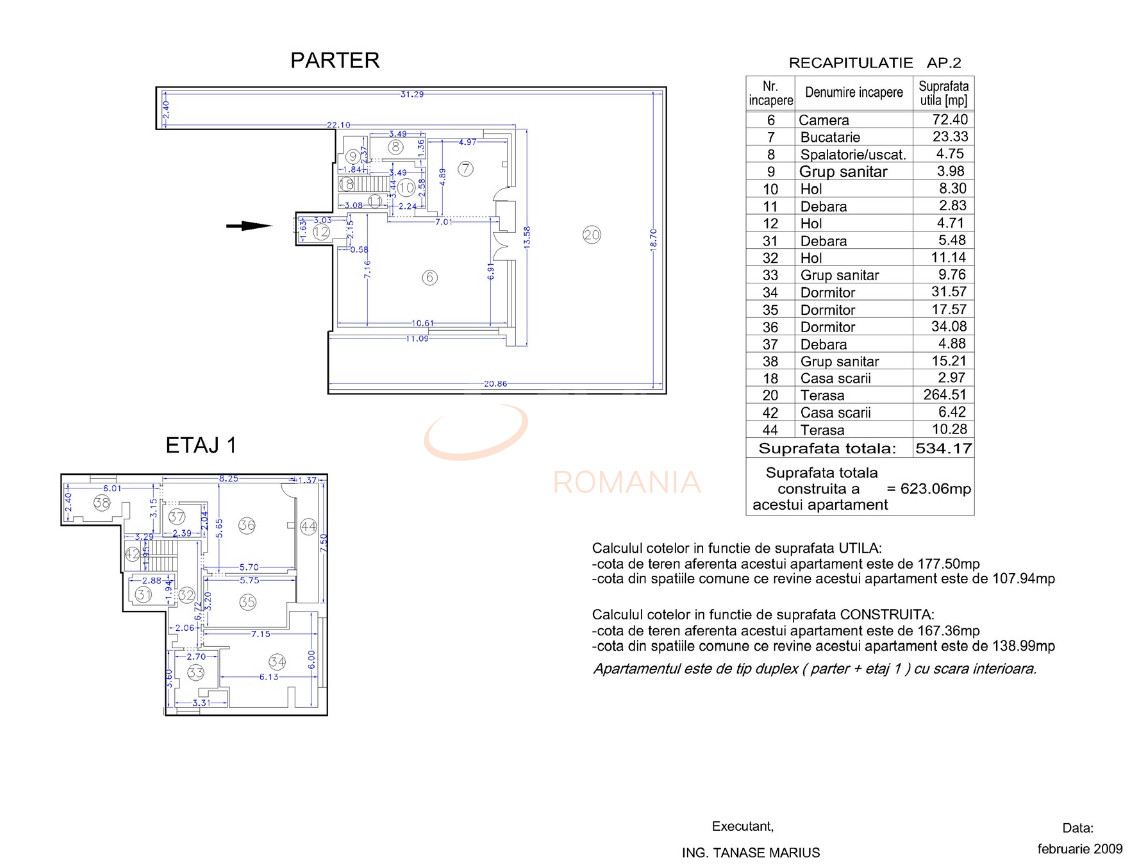 Apartament, 4 camere Bucuresti/Floreasca