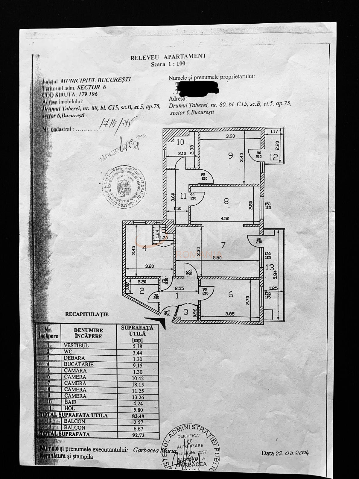 Apartament, 4 camere Bucuresti/Drumul Taberei