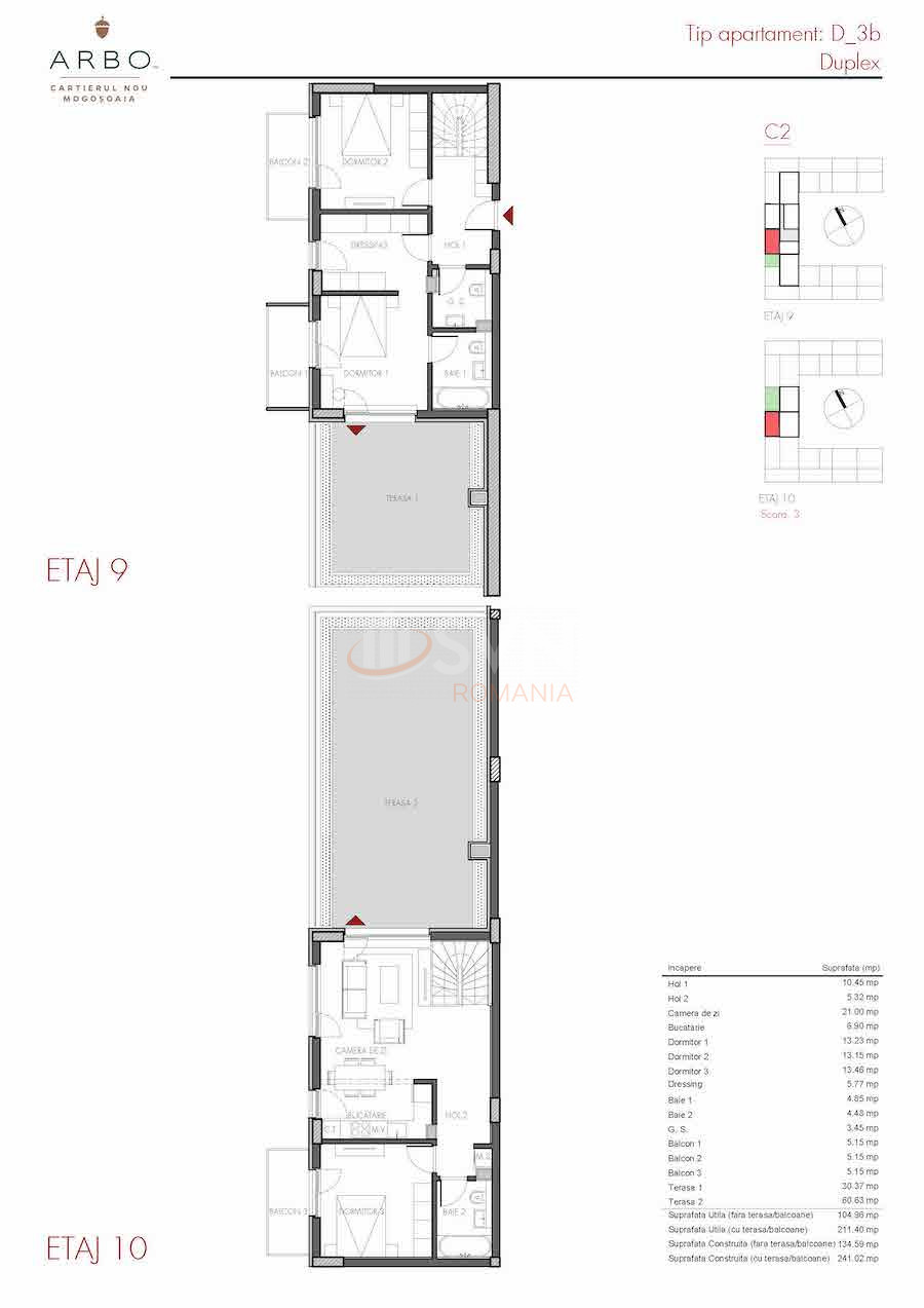 Apartament, 4 camere Ilfov/Mogosoaia