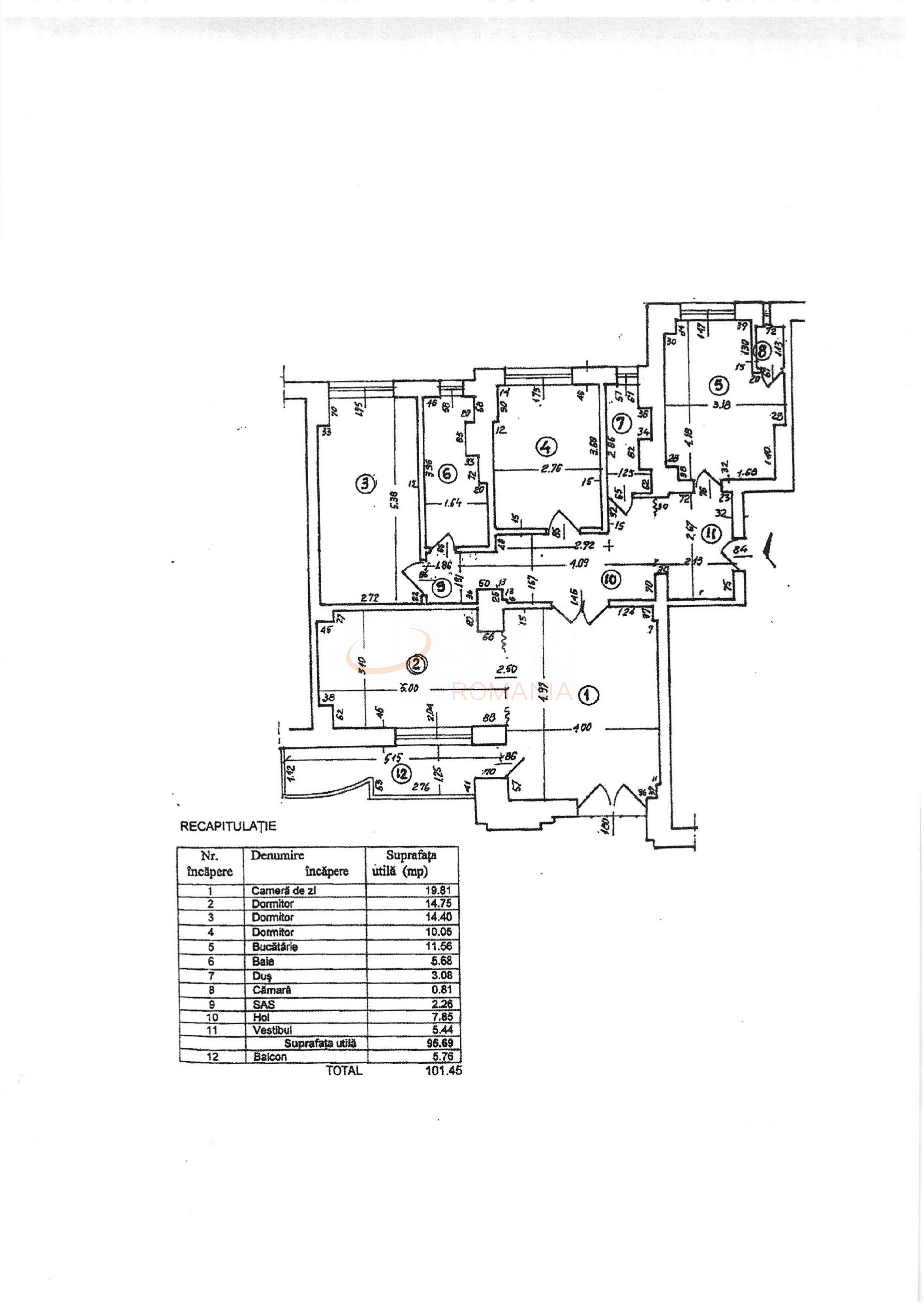 Apartament, 4 camere Bucuresti/Piata Victoriei