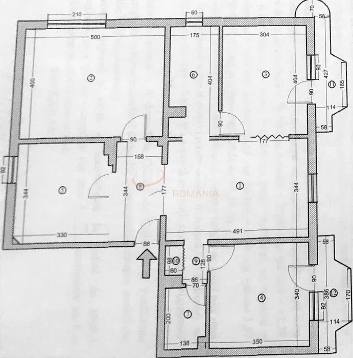 Apartament, 4 camere Bucuresti/Unirii (s3)