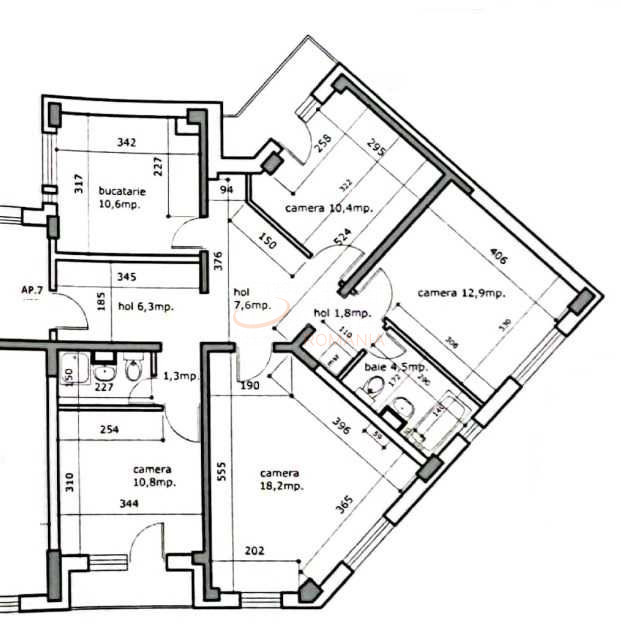 Apartament, 4 camere Bucuresti/Aviatiei