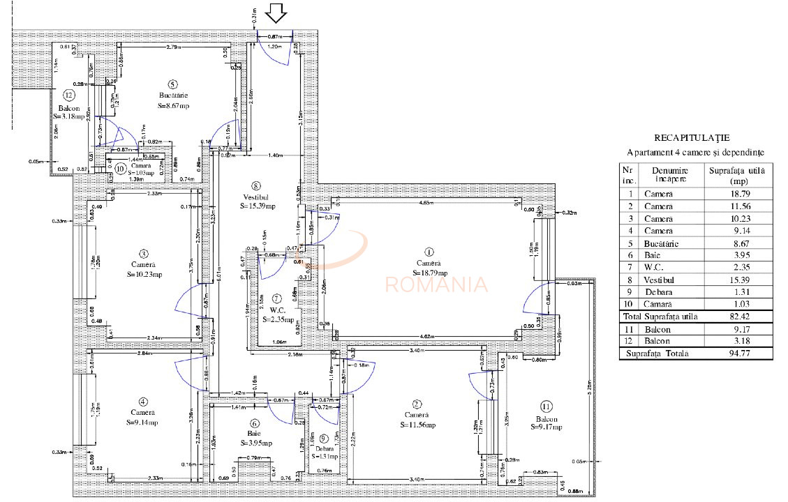 Apartament, 4 camere Bucuresti/Lacul Tei