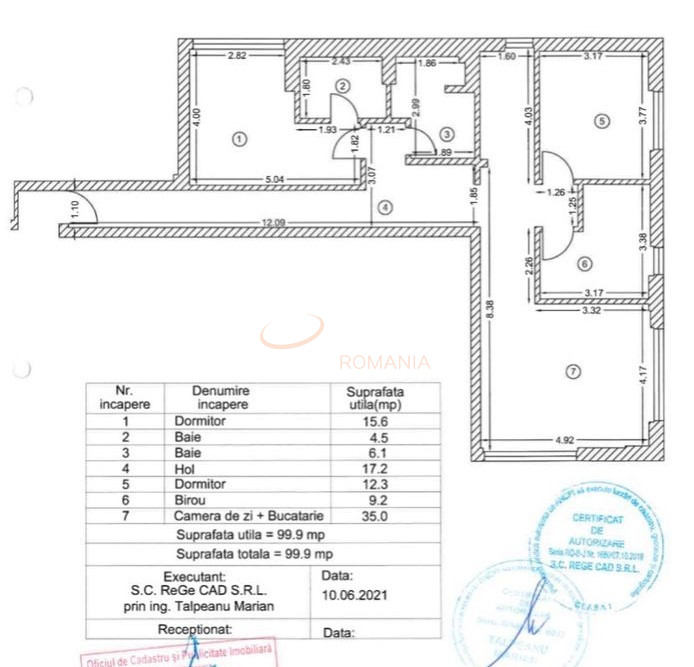 Apartament, 4 camere Bucuresti/Sisesti