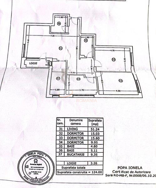 Apartament, 4 camere Bucuresti/Pipera