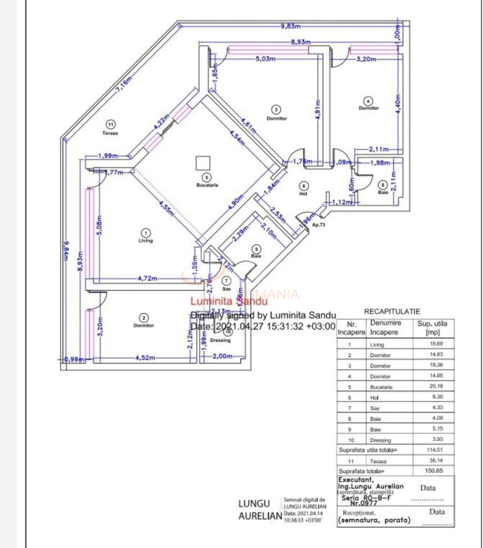 Apartament, 4 camere Bucuresti/Pipera