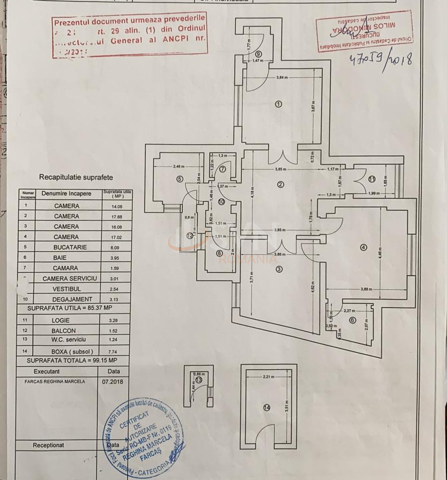 Apartament, 4 camere Bucuresti/Universitate (s3)