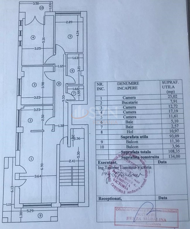 Apartament, 4 camere Bucuresti/1 Mai