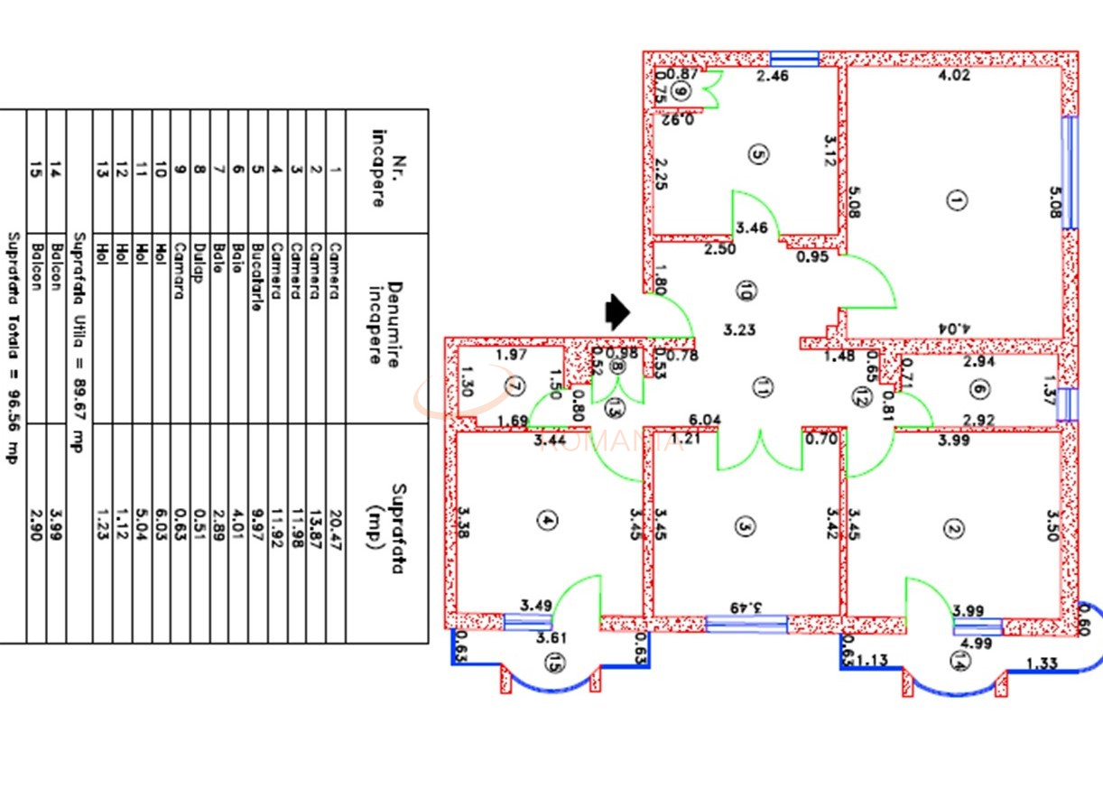 Apartament, 4 camere Bucuresti/Lacul Tei